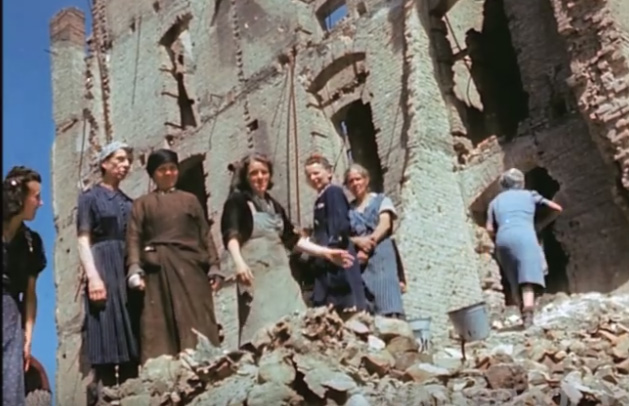 Video: German Women Clearing the Ruins of Berlin in 1945