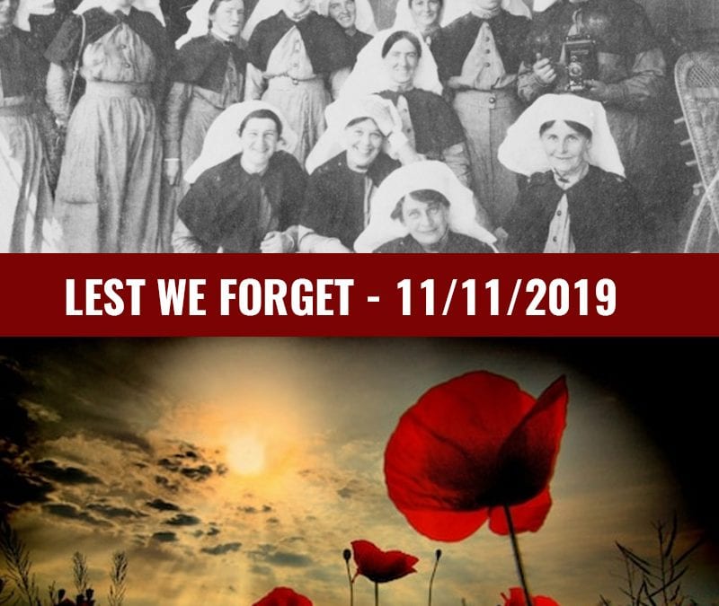 Lest We Forget – Rememberence Day 11 November 2019